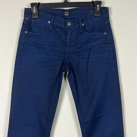 Citizen of Humanity Dani Cropped Straight Leg Pants Blue Size 24 - Picture 3 of 14